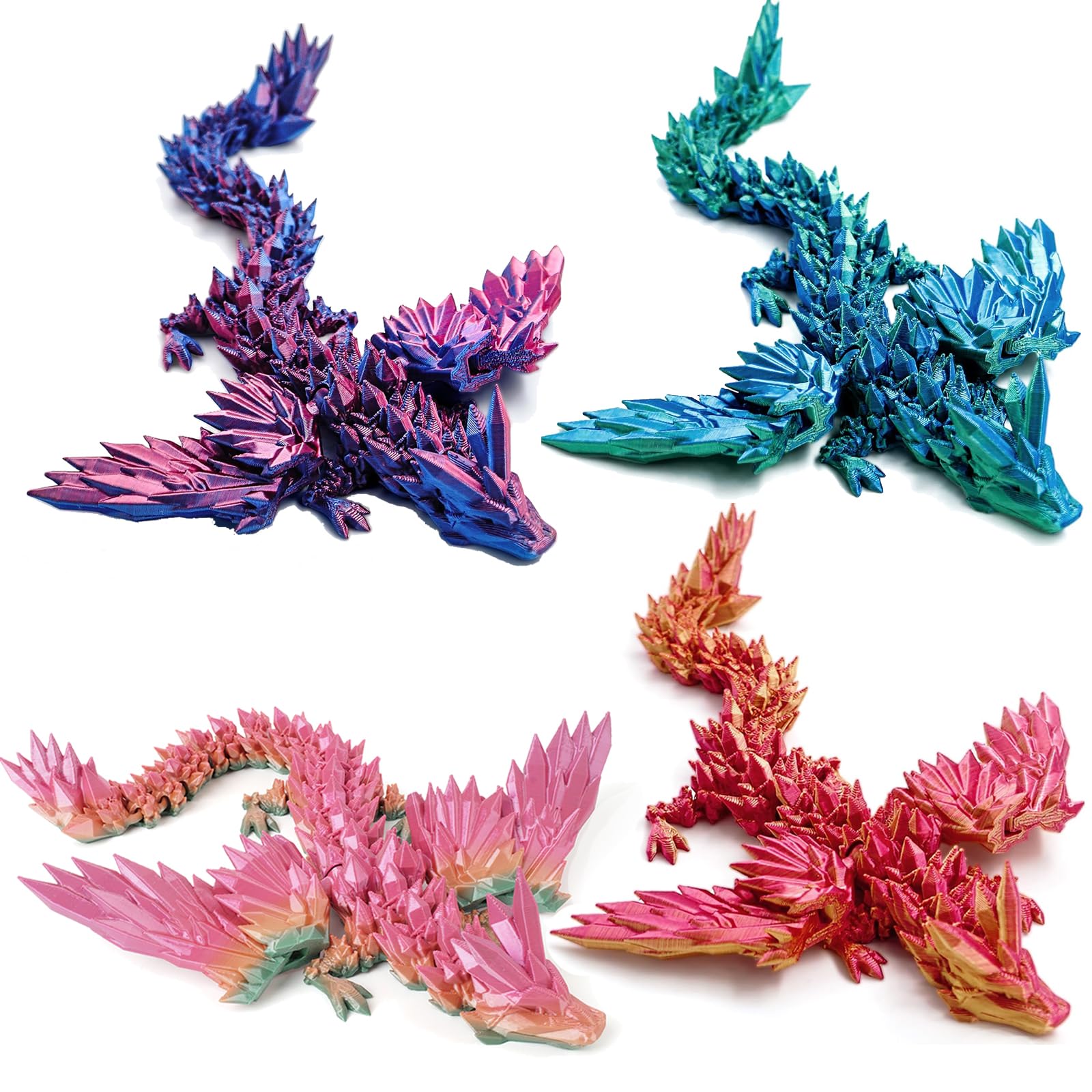 kncard73-3842 調和ノ天救竜　アルティメット　3枚セット Amazon.com: Kizcmvre 3D Printed Dragon with Wings,9 inch Crystal